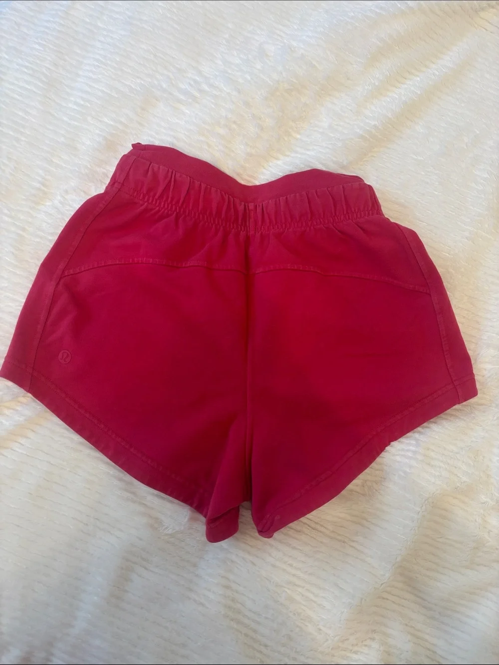 lululemon athletica Women's Maroon Athletic Drawstring Shorts